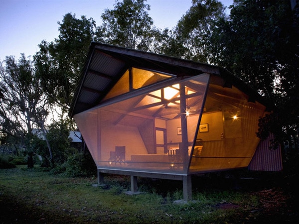 The safari bungalows at Bamurru Plains
