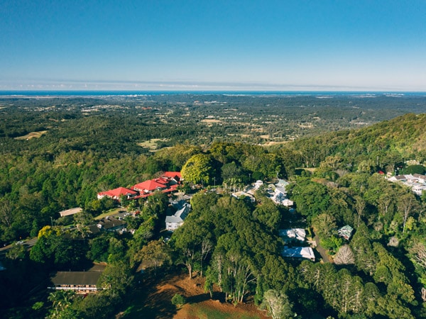 Sunshine Coast Hinterland from above