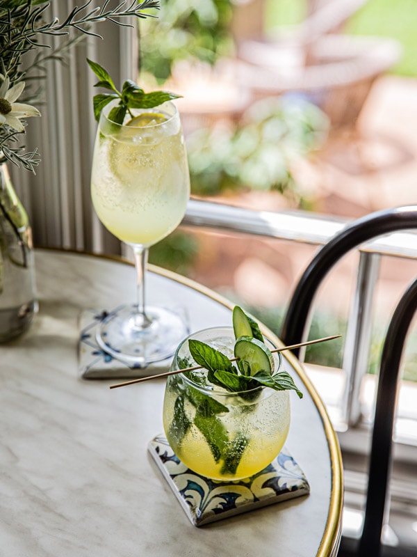 Cocktails on the menu at Wild Flower Bar + Dining, Killcare
