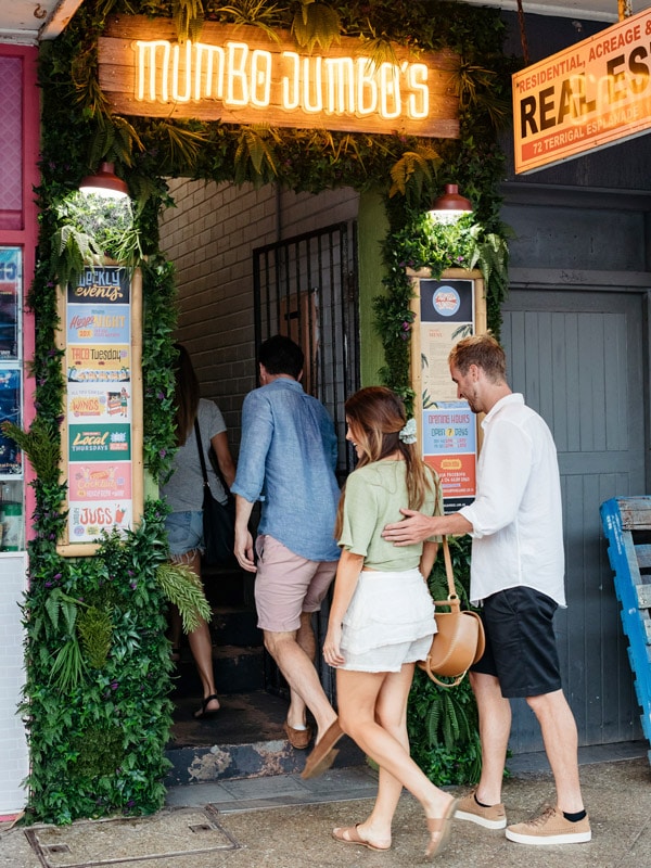 Entry to Mumbo Jumbos Image Destination NSW