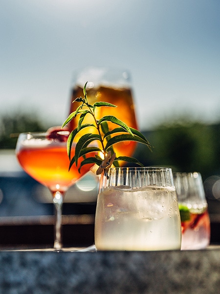 Gin cocktails at Barossa Distilling Co, SA