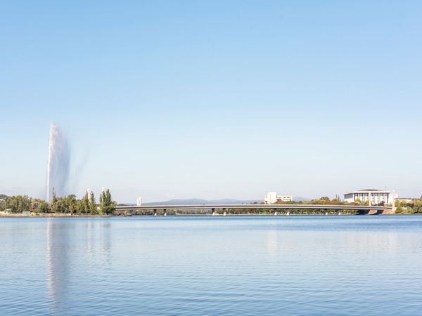 Summer in Canberra Lake Burley Griffin