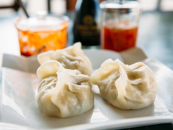 Eat handmade rice noodles and silky soft dumplings at Lucy's Noodle House