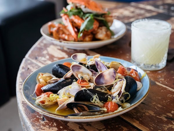 Dishes available on the menu at Margarita Daze, Umina Beach.