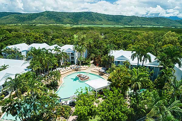 Oaks Port Douglas Resort Aerial View