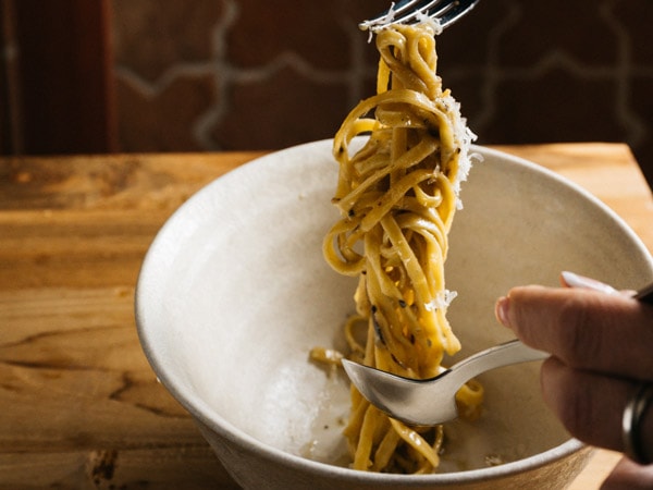 Pasta dish at Osteria Il Coccia Ettalong