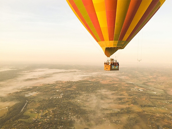 Mudgee balloon aloft