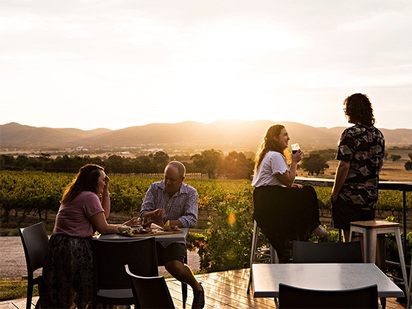 Moothi serves as one of the highest cellar doors in Mudgee
