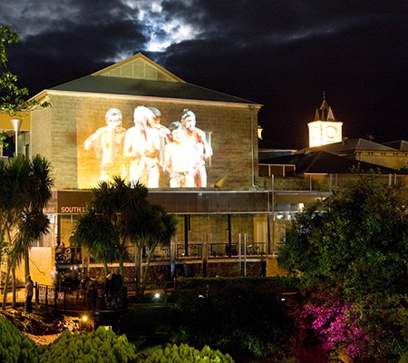 Sound and light show, The Cave Garden, Mount Gambier