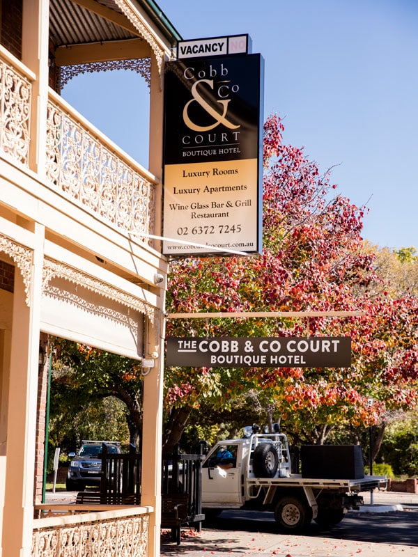 the street view of Cobb & Co in Mudgee