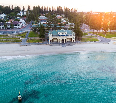 Cottesloe Beach aerial, WA
