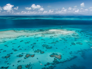 aerial Great Barrier Reef