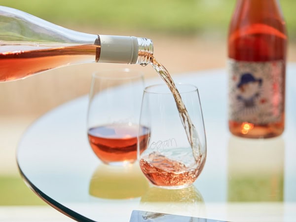 Rose poured at the Logan Wines cellar door in Mudgee