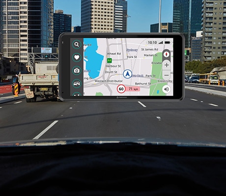 Navman GPS in car