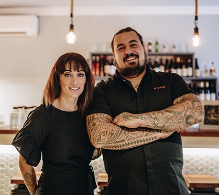 Chefs at Osteria Coccia, Ettalong, Central Coast