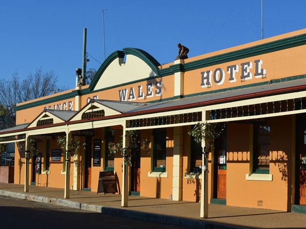 the Prince of Wales Hotel in Mudgee