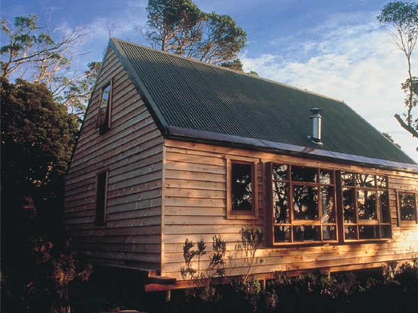 The comfort of Barn Bluff Hut is waiting at the end of day one