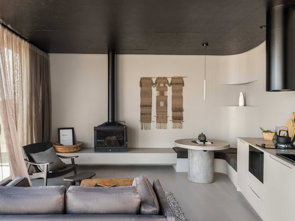 the villa interior of Zensi Retreat, Mudgee