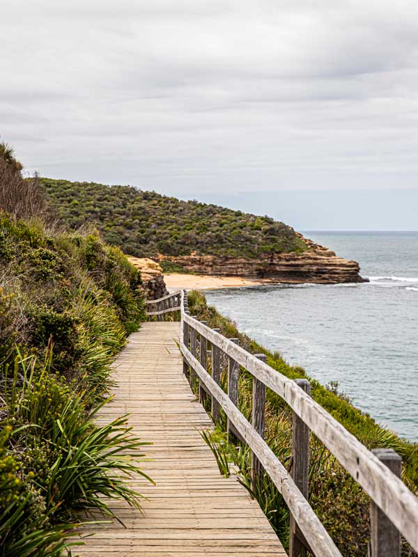 Coastal walk in Bouddi National Park on the Central Coast