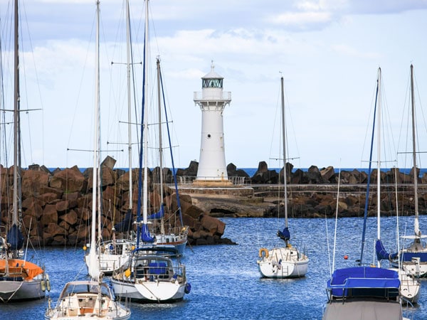 Watch the views from Belmore Basin, Wollongong