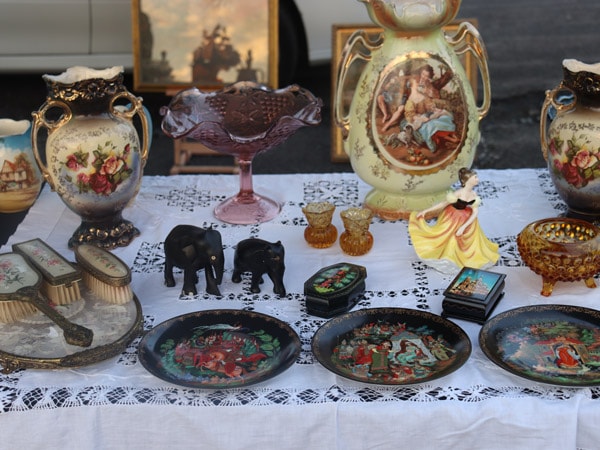 an artisan collection display at Blacktown Markets