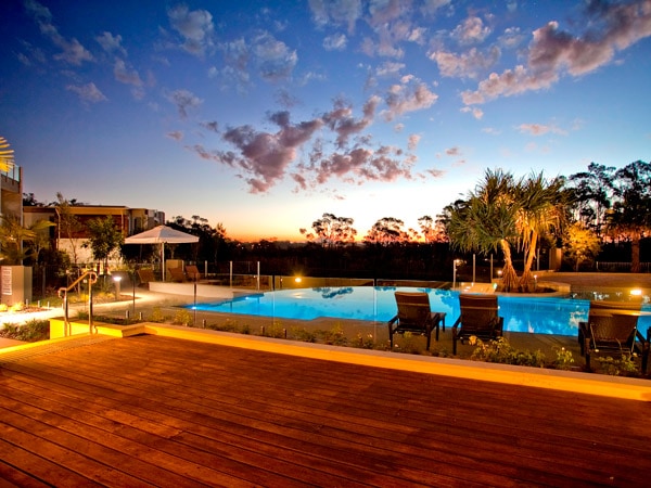 an outdoor pool at RACV Noosa Resort