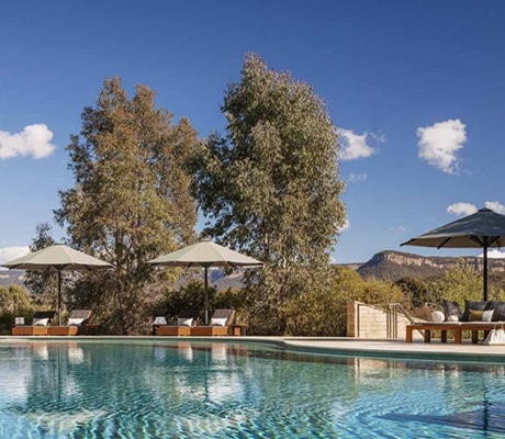 One&Only Wolgan Valley poolside