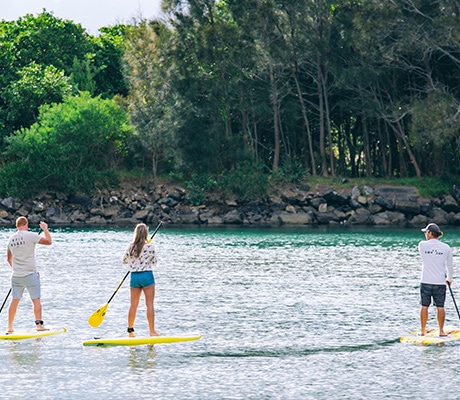 Stand up paddleboarding, South West Rocks