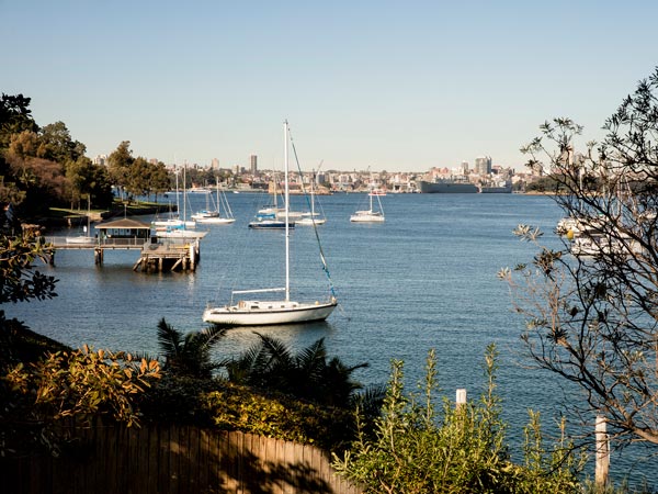 The picture-perfect views of Sydney Harbour from Nutcote House in Neutral Bay