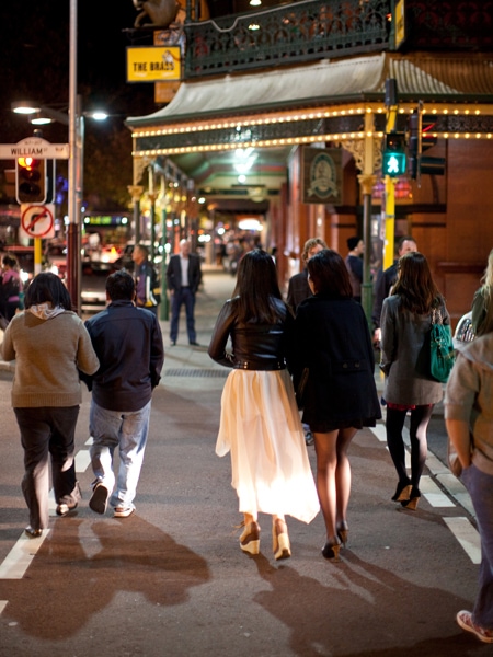 Out on the town in Northbridge 