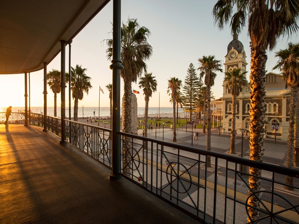Glenelg Beach in Adelaide