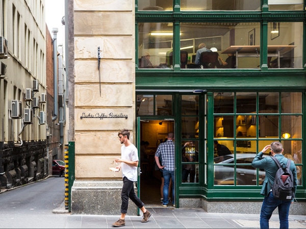 Dukes Coffee Roasters on Flinders Lane, Melbourne