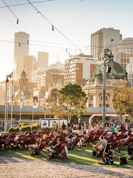 Federation Square in Melbourne