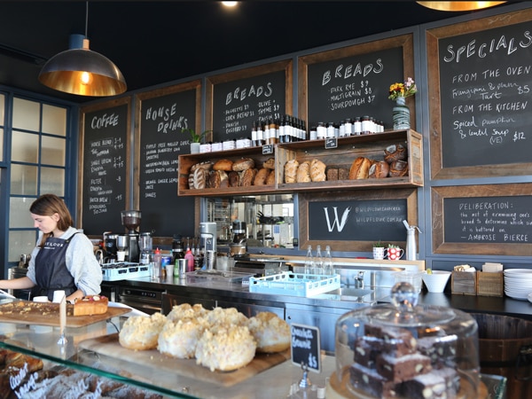 Wildflour café in Fyshwick, Canberra