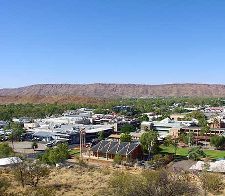 Alice Springs from above