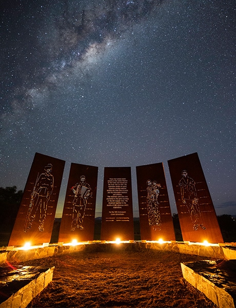 Cowra's POW art installation