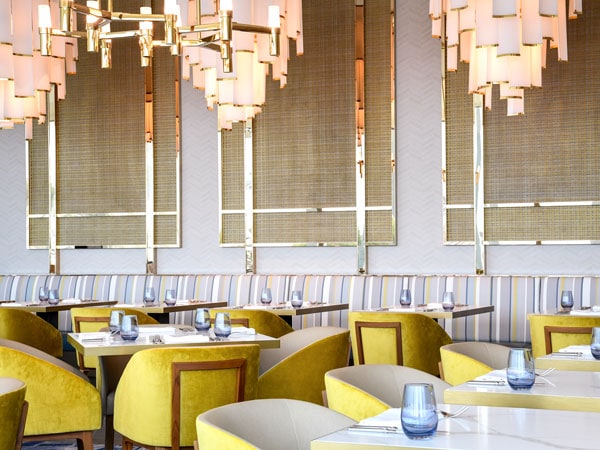 Admire the elegant interior of Epicurean.