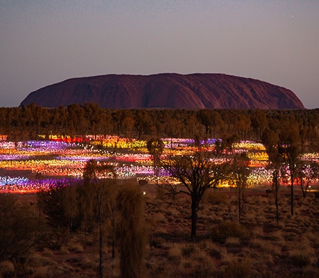 Field of Light, Red Centre