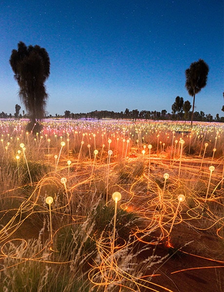 Field of Light, Red Centre