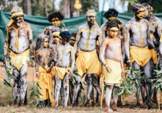 Generations of the Gumatj clan prepare to tell their stories