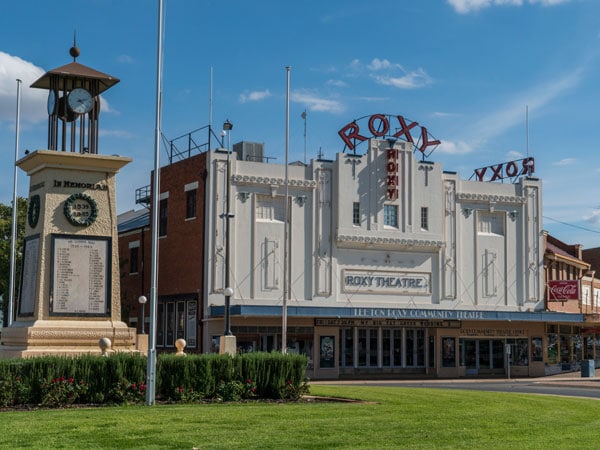 Leeton's iconic Roxy Theatre