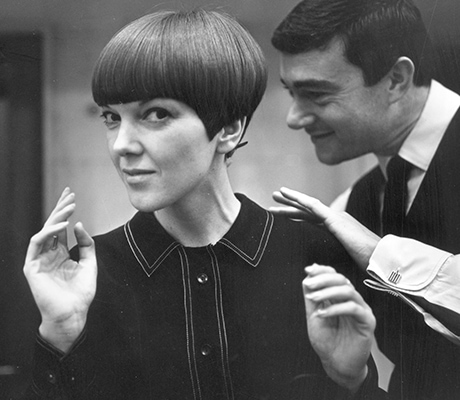 Mary Quant and Vidal Sassoon in 1964