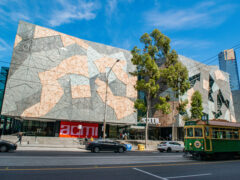 the building exterior of The Australian Centre for the Moving Image (ACMI)