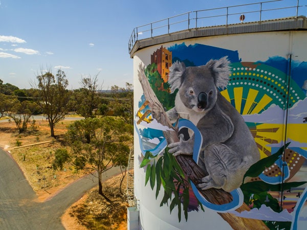 Narrandera Water Tower Mural