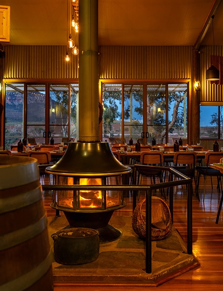 Rawnsley Park’s Woolshed restaurant, Flinders Rangers