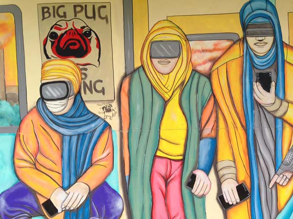Street art in Sheffield, Tasmania