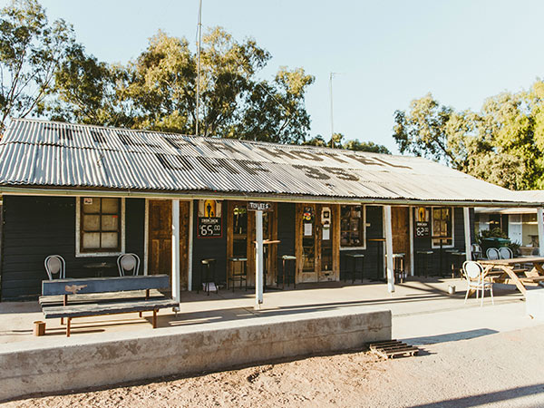 exterior of The Tilpa Hotel