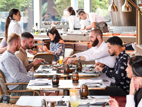 Dine at a'Mare, Alessandro Pavoni's latest restaurant.