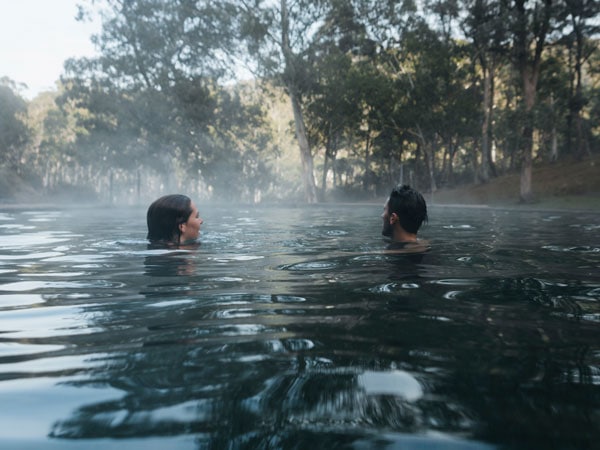 Swim in the thermal pools in Yarrongobilly