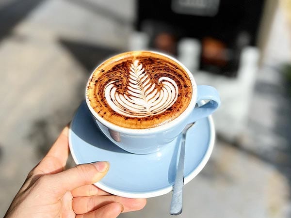 Coffee art, Mossy Cafe, NSW Australia